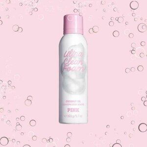 2 Victoria's Secret PINK ULTRA CLEAN FOAM Mouse Body Wash 5.7oz. New.